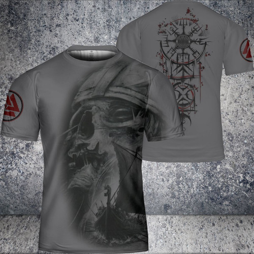 Viking T Shirt Skull Warriors | Viking Hoodie