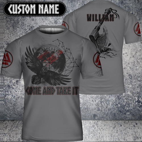 Viking T Shirt Come And Take It Raven | Viking Personalized | Viking Hoodie