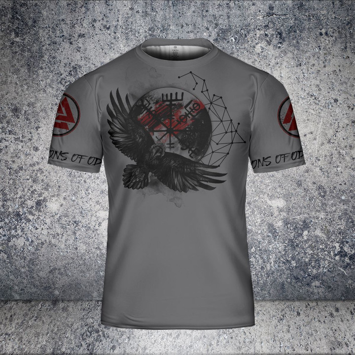 Viking Raven Until Valhalla | T Shirt