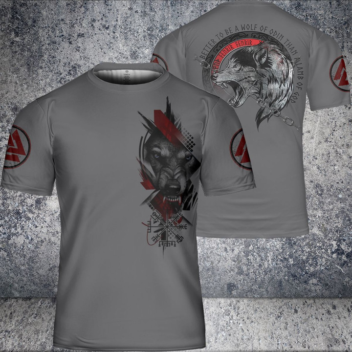 Viking t shirt wolf Son of Odin | Viking T Shirt