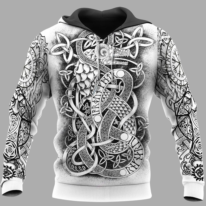 Viking t shirt Dragon | Viking Hoodie Dragon