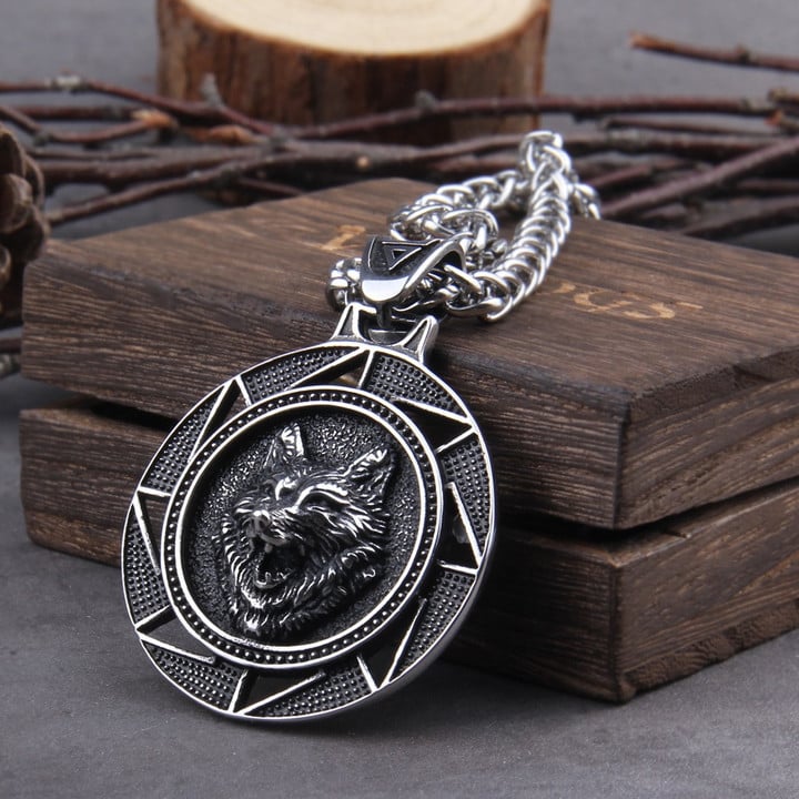 Viking Necklace Wolf | Viking Accessories