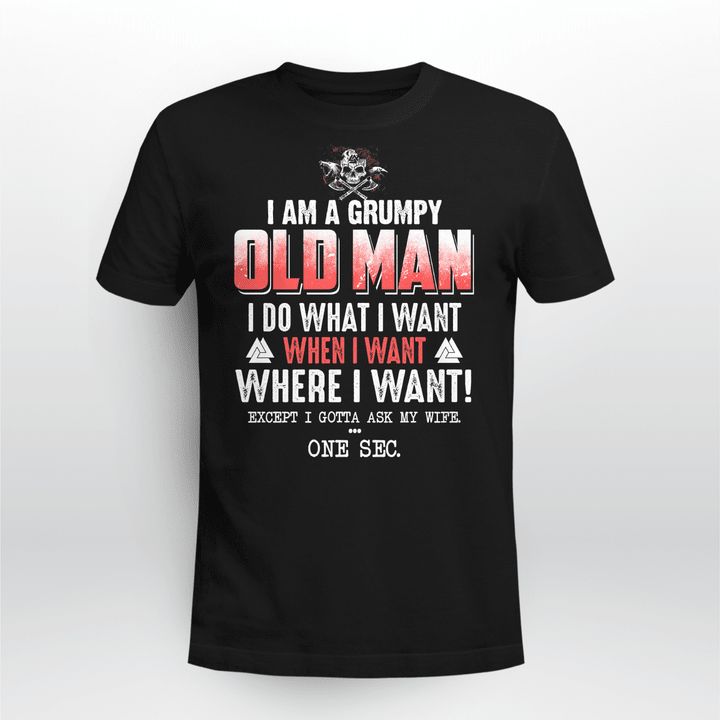 Viking T Shirt Old Man