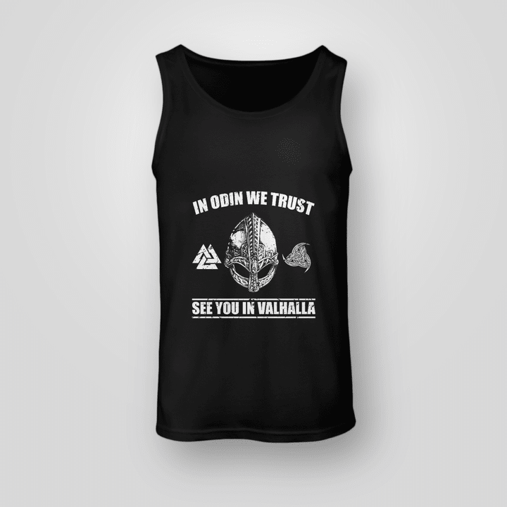 Viking Tank-Top We Odin We Trust See You In Valhalla