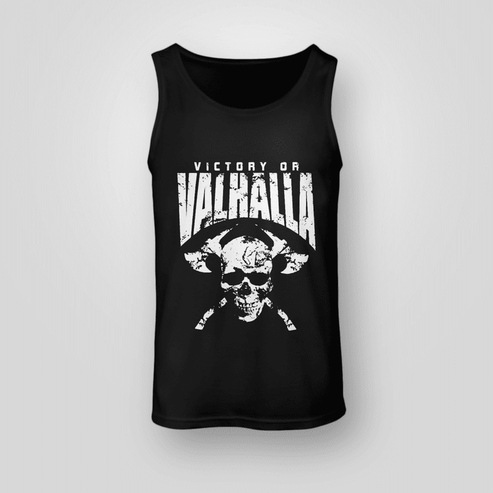 Viking Tank-Top Welcome To Valhalla Skull AEX