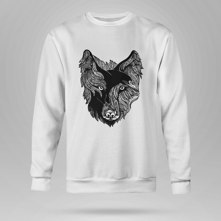 Viking Sweatshirt Wolf