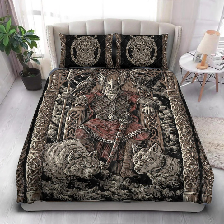 Viking Bedding Set Viking Norse Mythology Odin| Viking Bed Set