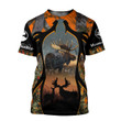 Moose Hunting Camo 3D Hoodies Tshirt - Halloween Gift For Man Women Friend