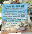 Romantic Beach Blanket Anniversary Gift - I'd Find You Sooner And Love You Longer Fleece Blanket Quilting Wife's Gift For Husband