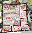 Dove Bird Couple In Love Blanket Anniversary Present - I Love Being In Love With You Fleece Blanket Quilting Husband's Gift For Wife