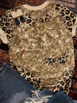 Blessed Leopard 3D Hoodies T-Shirt Long Sleeve Christmas Gifts For Men Women Friends