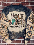 Mystery Of Holy Spirit Activate Leopard 3D Hoodies T-Shirt Long Sleeve Birthday Gifts For Cousin Men Women