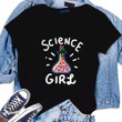 Future Science Girl Chemistry Biology T-shirt Gift For Student Teacher