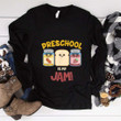 Preschool Is My Jam Teacher T-Shirt Gift For Kids Children Teacher