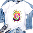 Colorful Tie Dye 8 Years Old T-Shirt Gift For Kids Children