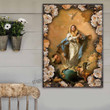 The Immaculate Conception of Mary Metal Sign Outdoor Garden, Address Sign, Sign Rustic Décor House - MMary176