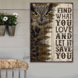 Owl Find What You Love Metal Sign Outdoor Garden, Address Sign, Sign Rustic Décor House - MOwl175