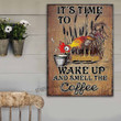 It's Time To Wake Up And Smell Coffee Funny Chicken Metal Signs Décor Home - MFC099