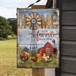 Chicken Home Is Favorite Place Metal Sign Outdoor Garden, Address Sign, Sign Rustic Décor House - MChicken210