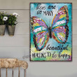 So Many Beautiful Butterfly Metal Sign Outdoor Garden, Address Sign, Sign Rustic Décor House - MBB261
