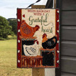 Begin Each Day With A Grateful Heart Metal Signs Décor Home for Farm - MChicken088