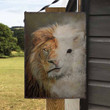 Unique Lamb and Lion Metal Sign Outdoor Garden, Address Sign, Sign Rustic Décor House - MLL288