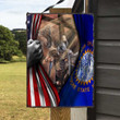 Knight South Dakota USA Flag Metal Sign Outdoor Garden, Address Sign, Sign Rustic Décor House - MKnight316