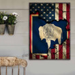 Wyoming USA Flag Metal Sign Outdoor Garden, Address Sign, Sign Rustic Décor House - MWyoming353