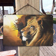 The Lion of Judah Jesus Christ Metal Sign Outdoor Garden, Address Sign, Sign Rustic Décor House - MLJ398