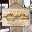 The Gospel in Jeremiah 29:11 Metal Sign Outdoor Garden, Address Sign, Sign Rustic Décor House - MJeremiah401