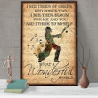 Cricket Vintage Poster - What A Wonderful World Canvas Home Décor Gifts For Men Women