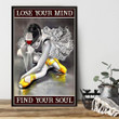 Red Wine And Ballet Girl Poster - Lose Your Mind Find Your Soul Canvas Home Décor Gifts For Mother's Day