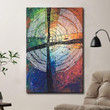 The Cross Water Color Poster Canvas Home Décor Gifts For Easter Holy Week