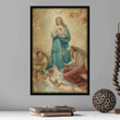 Mary Leads Us To Heaven Poster Canvas Home Décor Gifts For Mother's Day