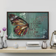 The Old Butterfly Poster - I Am The Storm Canvas Home Décor Gifts For Women Girls Friends