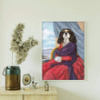 Queen Tara The Spaniel Poster - Luxury Dog Canvas Home Décor Birthday Christmas Gifts For Women Grandma Mother Friend