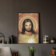 The Lord Jesus Christ Portrait Poster Canvas Home Décor Gifts For Birthday Thanksgiving Christmas