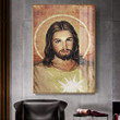 The Lord Jesus Christ Portrait Poster Canvas Home Décor Gifts For Birthday Thanksgiving Christmas