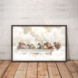 The Last Supper Poster Canvas Home Décor Gifts For Easter Day Holy Week