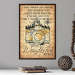 Photography And Music Sheet Vintage Poster - What A Wonderful World Canvas Home Décor Gifts For Men Women