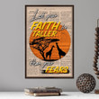 Vintage Newspaper Template  Poster - Let Your Faith Be Taller Than Your Fears Canvas Home Décor Gifts For Men Women