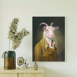 Luxury Goat Poster - Vintage Animal Canvas Home Décor Birthday Christmas Gifts For Men