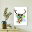 Forest Deer Poster Canvas Home Décor Gifts For Men Women