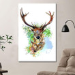 Forest Deer Poster Canvas Home Décor Gifts For Men Women