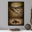 God Nailed It Peter 2:24 Poster - And He Himself Bore Our Sins In His Body On The Cross Canvas Home Décor Gifts For Men Women