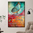 Magical Heaven And Butterfly Poster - I Love You To Be Butterfly Canvas Home Décor Gifts For Men Women