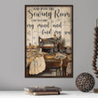 The Best Vintage Sewing Machine Poster - Find My Soul Canvas Home Décor Gifts For Mother's Day