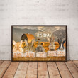 Rabbit Farm Poster - It's Okay To Make Mistakes Canvas Home Décor Birthday Christmas Gifts For Men Women