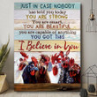 Cool Chicken Poster - I Believe In You Canvas Home Décor Gifts For Father's Day