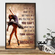 Women Ballet Poster - Turn Around And Say Watch Me Canvas Home Décor Birthday Gifts For Women